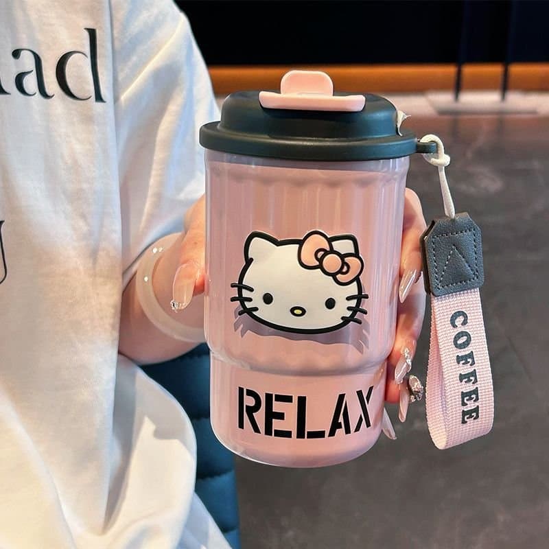 산리오 키티 14온스 400ml 텀블러